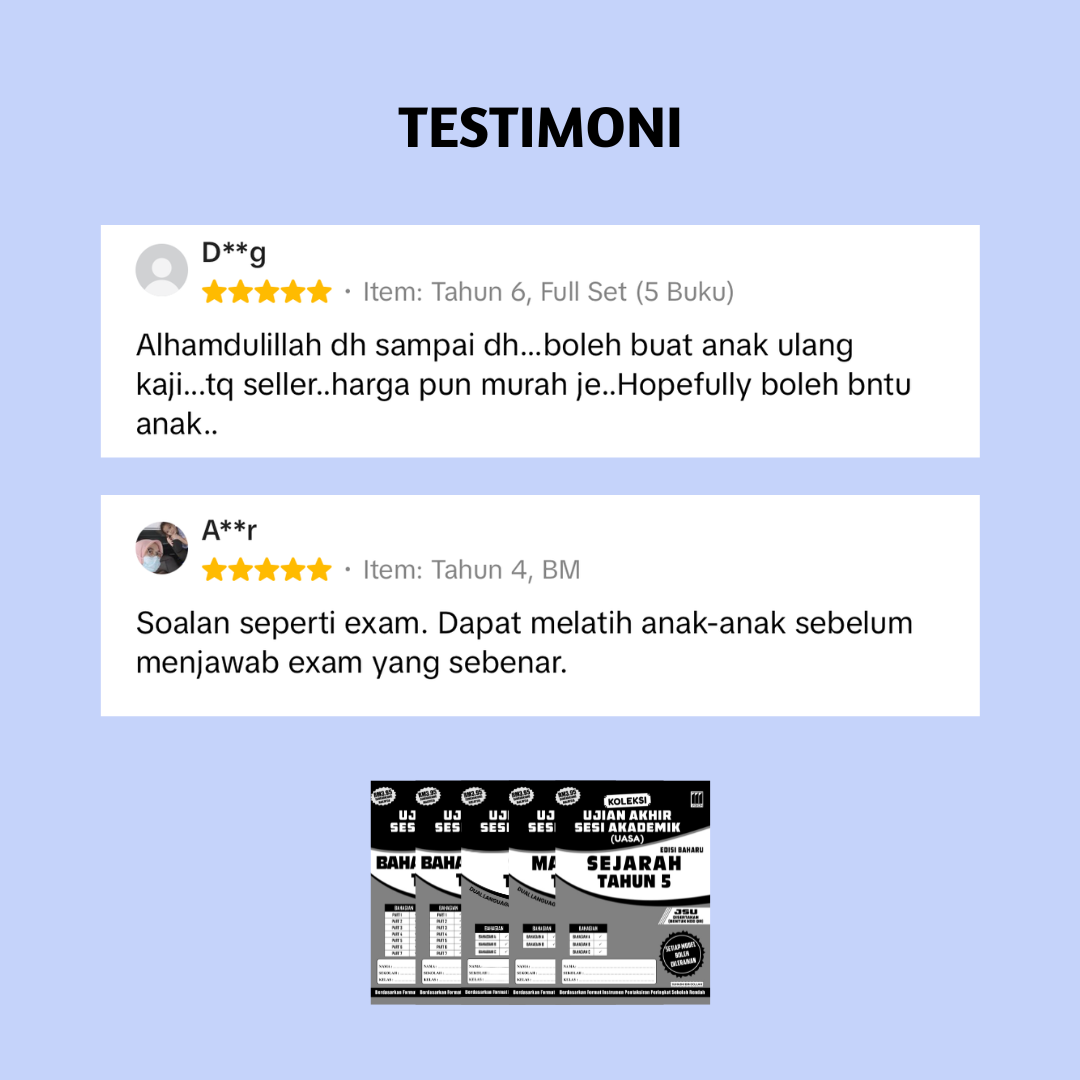 Koleksi Pengukuran Pembelajaran dan UASA KSSR (Tahun 4-6)
