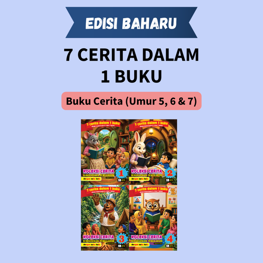 Koleksi 7 Cerita Dalam 1 Buku (Umur 5-7)