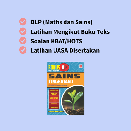 Fokus A+ KSSM (Tingkatan 1-3)