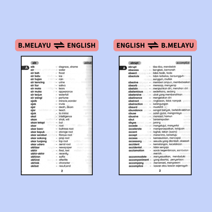 Kamus Sekolah Dwibahasa KSSR