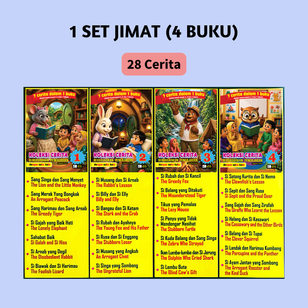 Koleksi 7 Cerita Dalam 1 Buku (Umur 5-7)