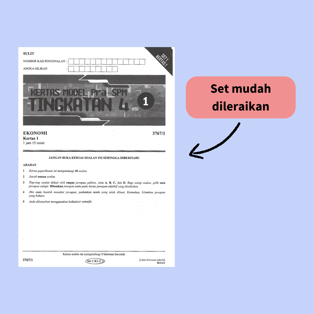 Kertas Model Pra SPM Tingkatan 4