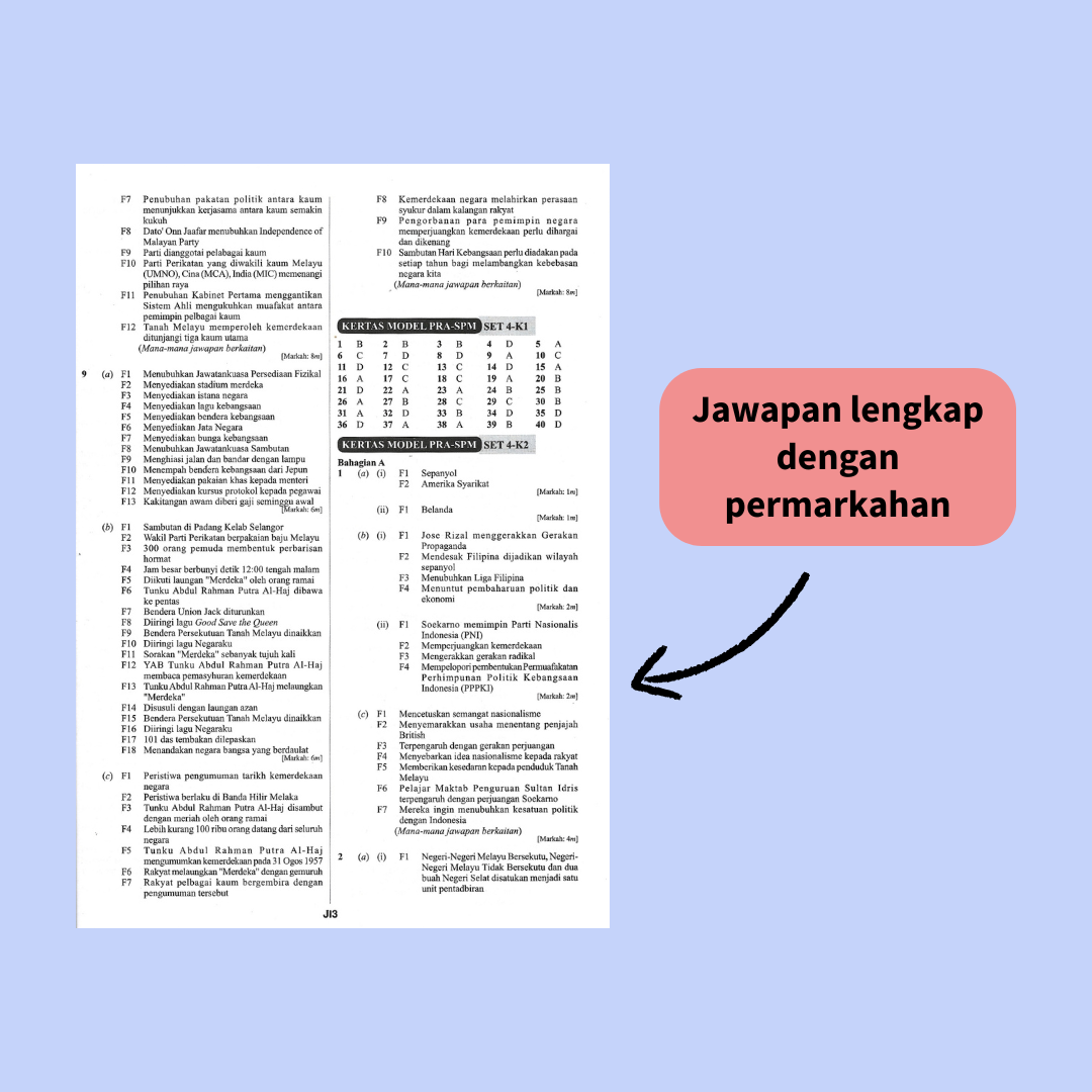 Kertas Model Pra SPM Tingkatan 4