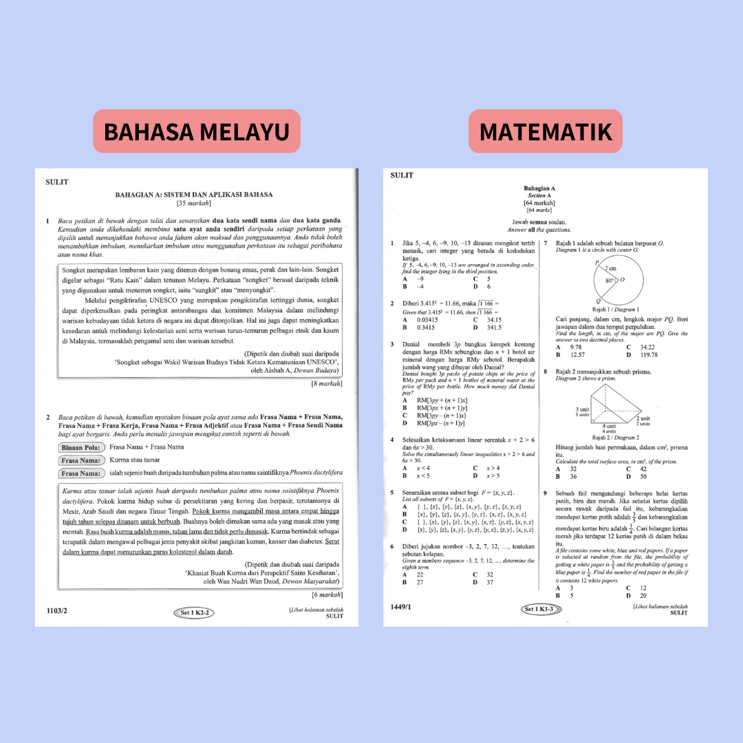 Kertas Model Pra SPM Tingkatan 4