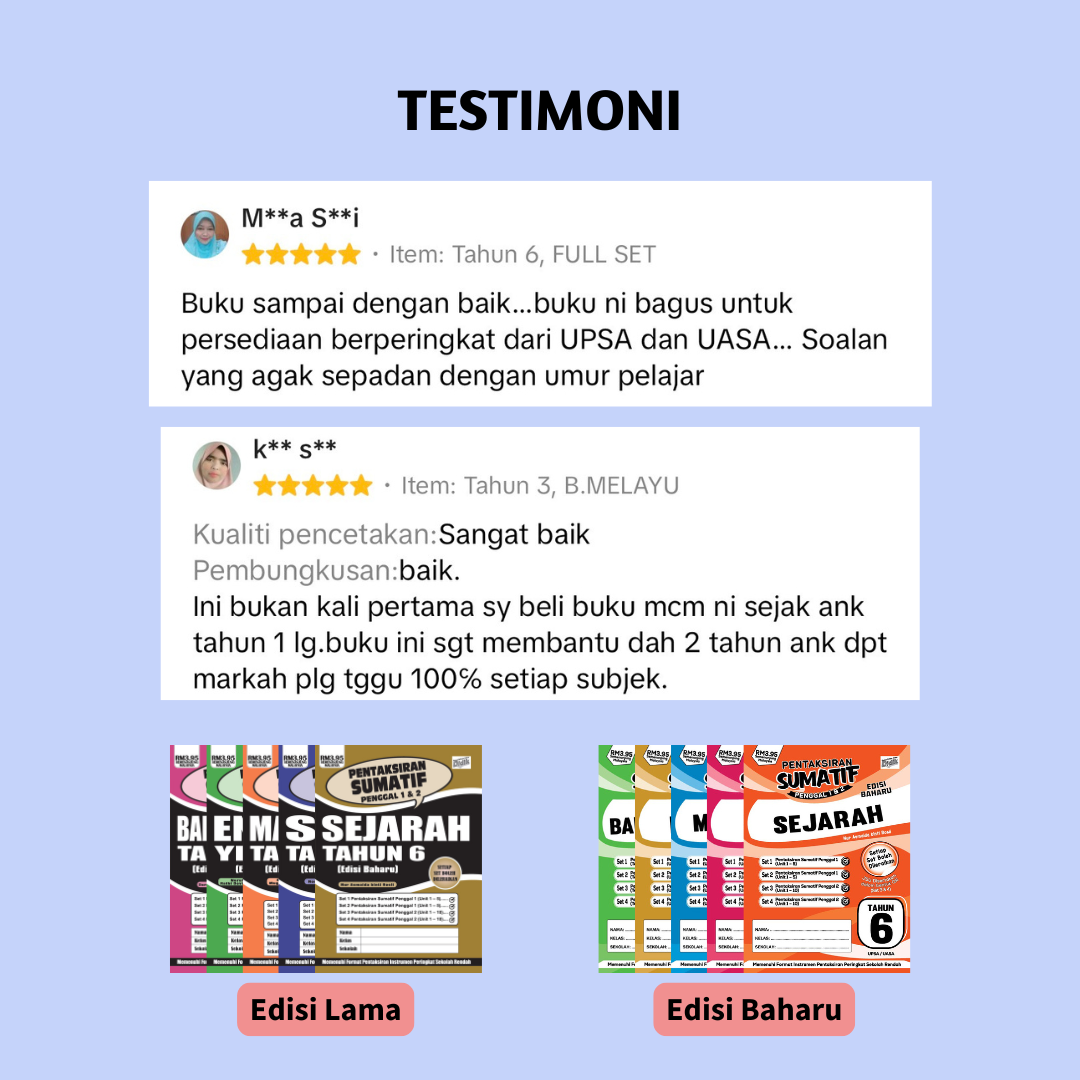 Pentaksiran Sumatif KSSR (Tahun 1-6)