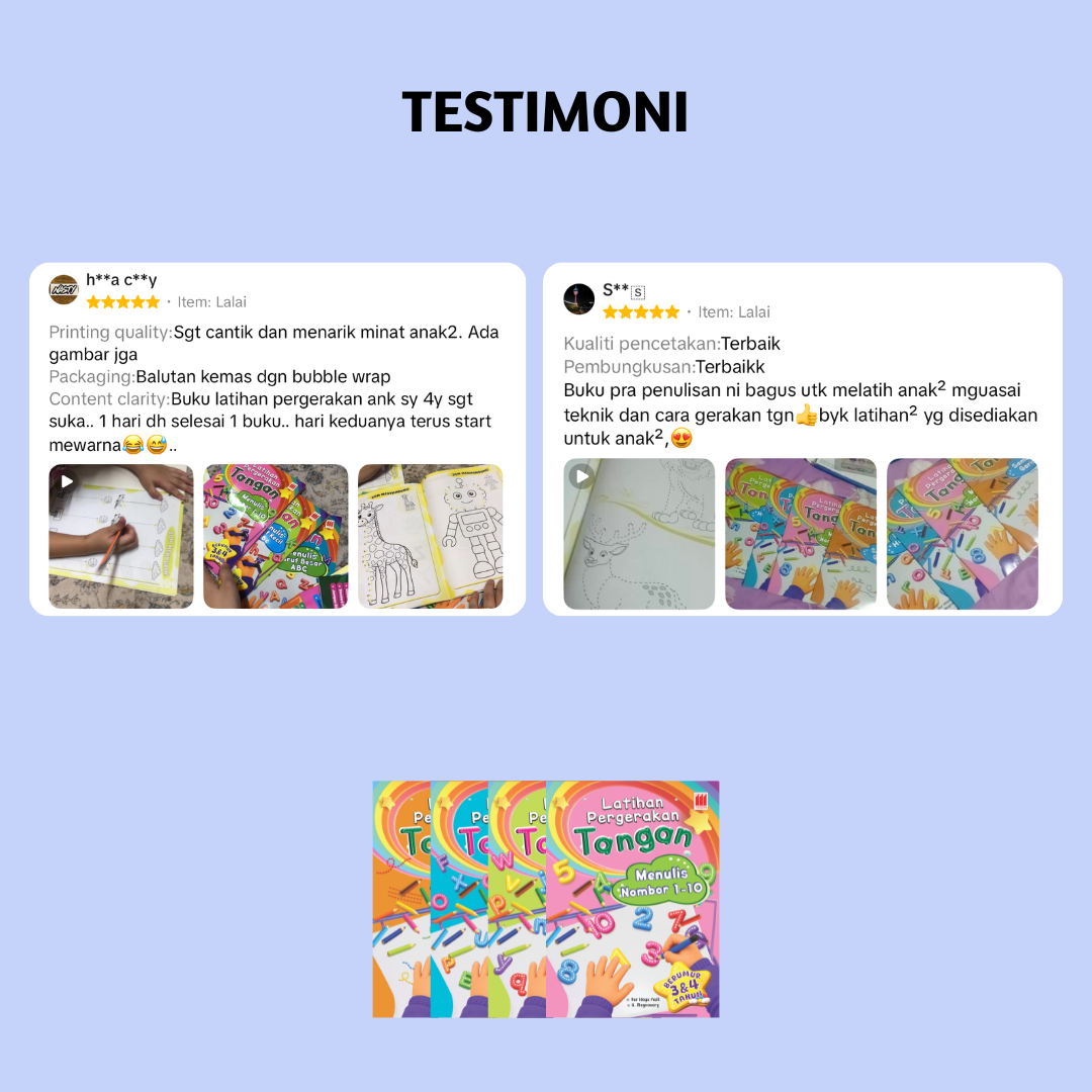 Latihan Pergerakan Tangan (1 Set)