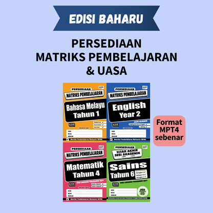 Persediaan Matriks dan UASA KSSR (Tahun 1-6)